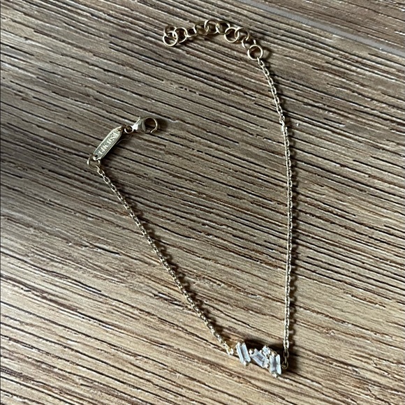 KALAN-14K Yellow Gold Diamond/Topaz BRACELET-Preow - Picture 10 of 12